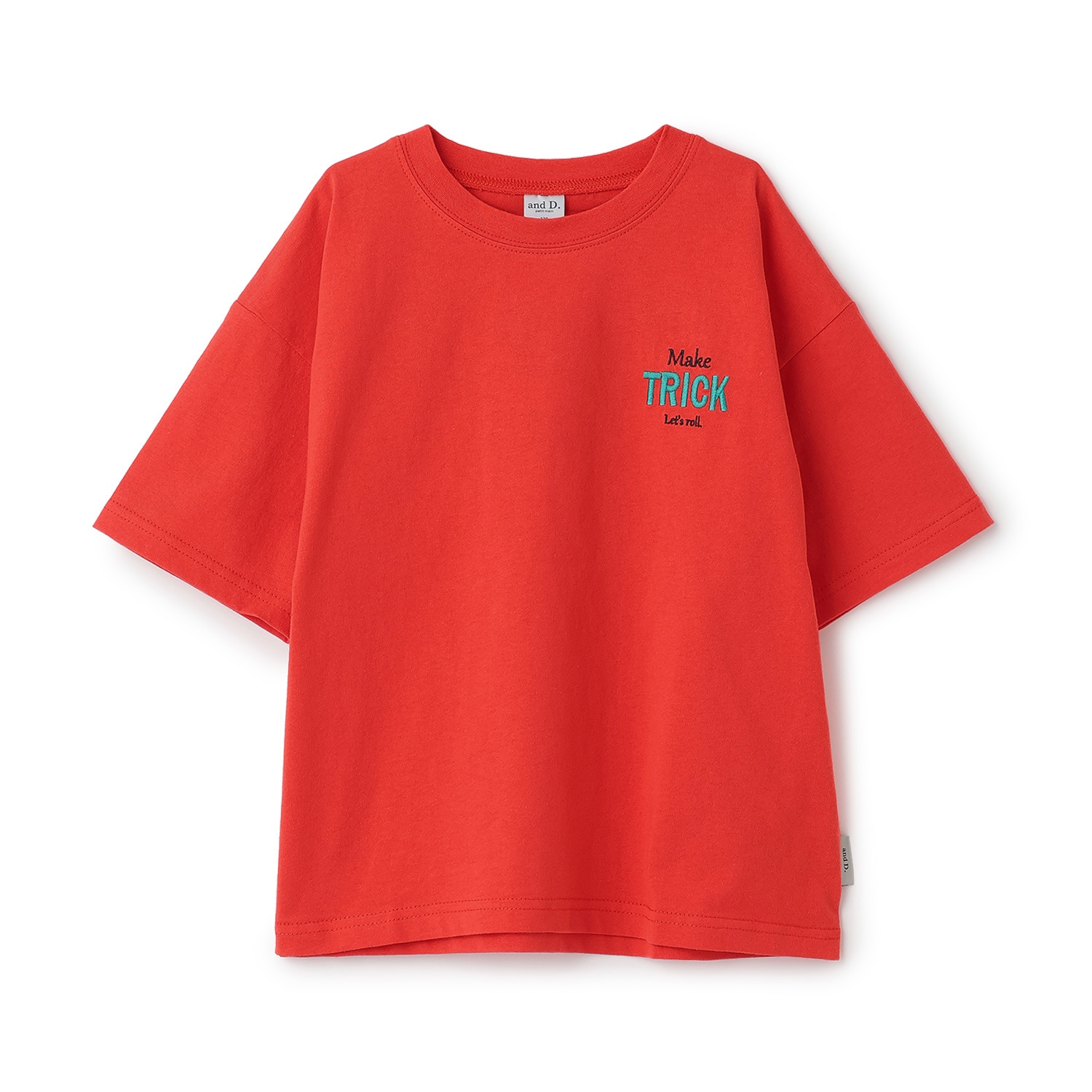 【親子リンク】バックロゴ刺繍ビック半袖TEE