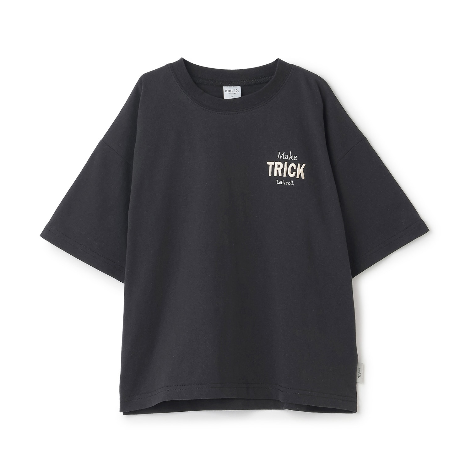 【親子リンク】バックロゴ刺繍ビック半袖TEE