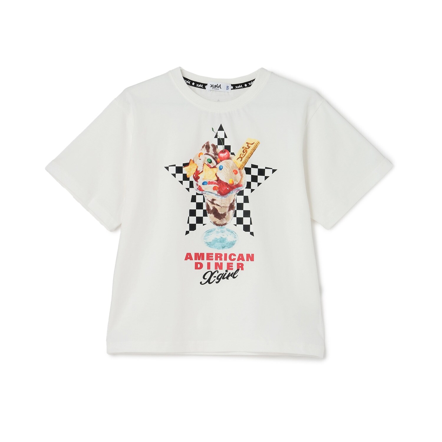 【人気商品再入荷】【直営店で取り扱い無し】ダイナーパフェプリント半袖Tシャツ