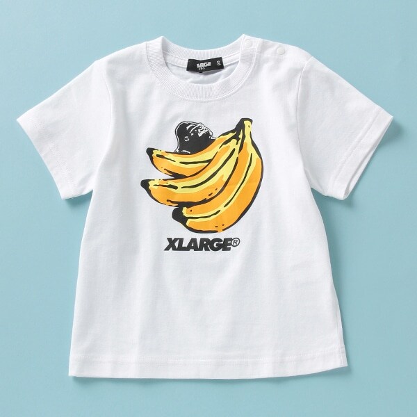 OGゴリラ＆バナナプリントTシャツ