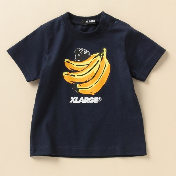 OGゴリラ＆バナナプリントTシャツ
