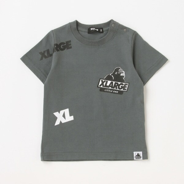 【人気商品再入荷】【直営店で取り扱い無し】【抗菌加工】ランダムプリントロゴ半袖Tシャツ