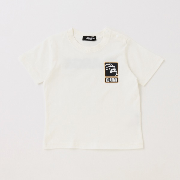 リピート】【直営店で取り扱い無し】ARMYゴリラ半袖Tシャツ(90cm 白