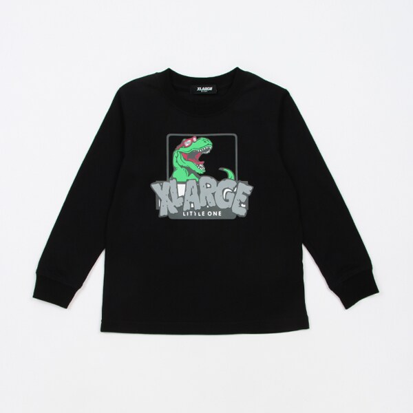 【人気商品再入荷】【直営店で取り扱い無し】キョウリュウモチーフ長袖Tシャツ