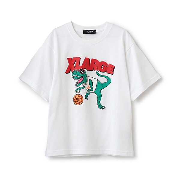 【人気商品再入荷】【直営店で取り扱い無し】恐竜バスケットプリント半袖Tシャツ