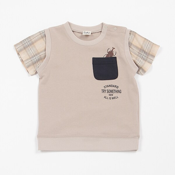カブトムシポケットTシャツ