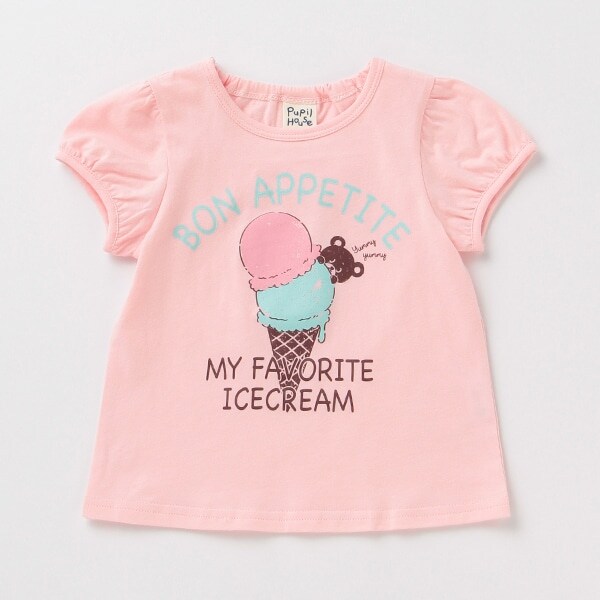【新品】familiar クマ刺繍 Tシャツ 80サイズ ピンク Tシャツ | ファミリア公式サイト