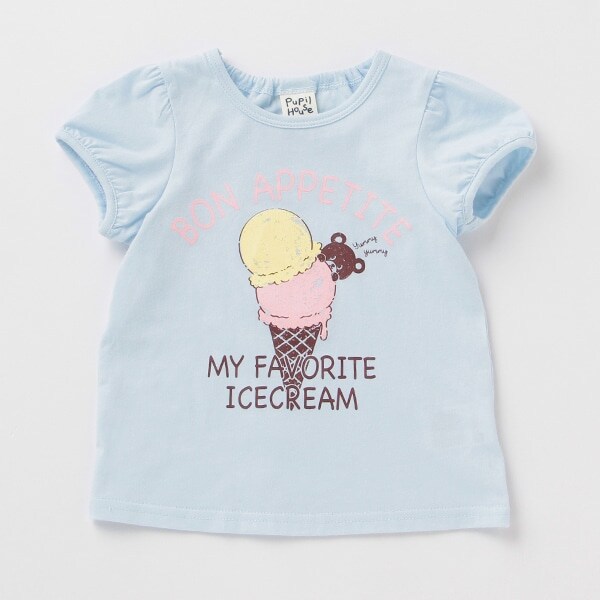 クマアイスプリントTシャツ