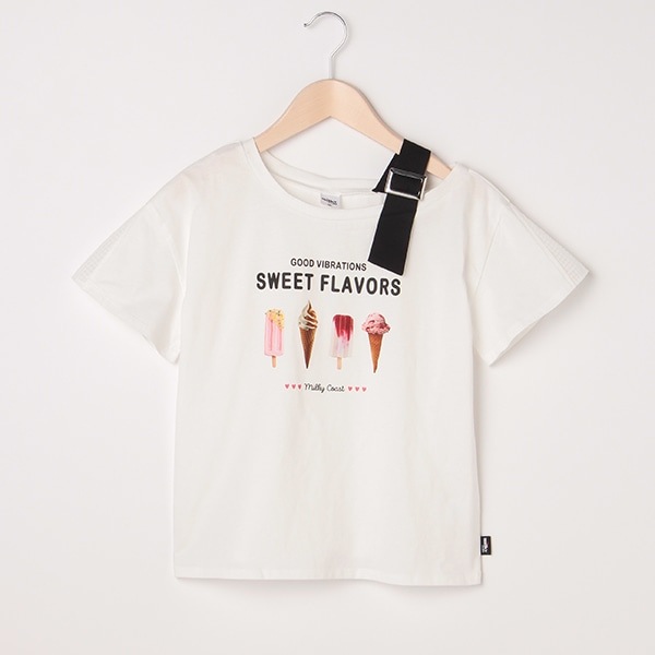 【milkycoast】 ワンショルTシャツ