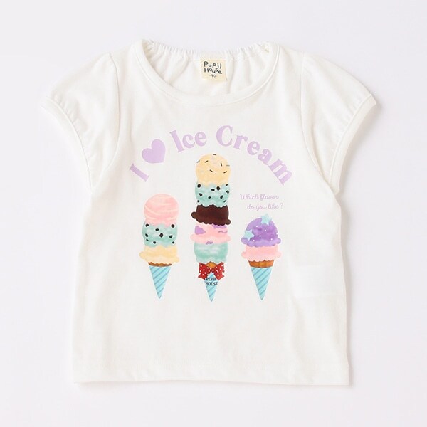 アイスタワーTシャツ(80cm オフ ホワイト): キッズ - ナルミヤ