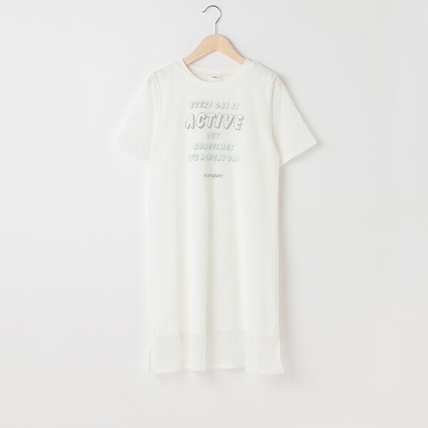 【milkycoast】 メッシュワンピース