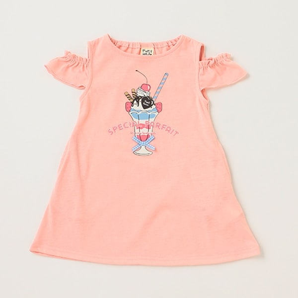 ピンクワンピ、パフェワンピ