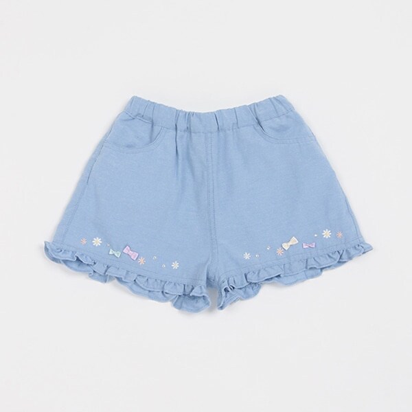 裾フリルショートパンツ