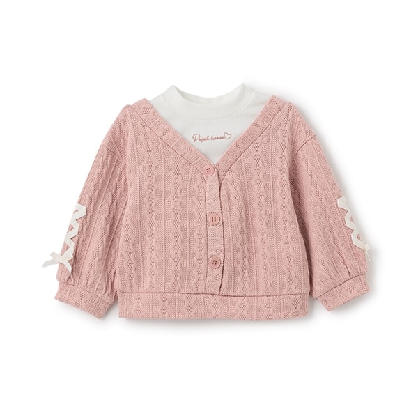 カーデガンドッキングプルオーバー