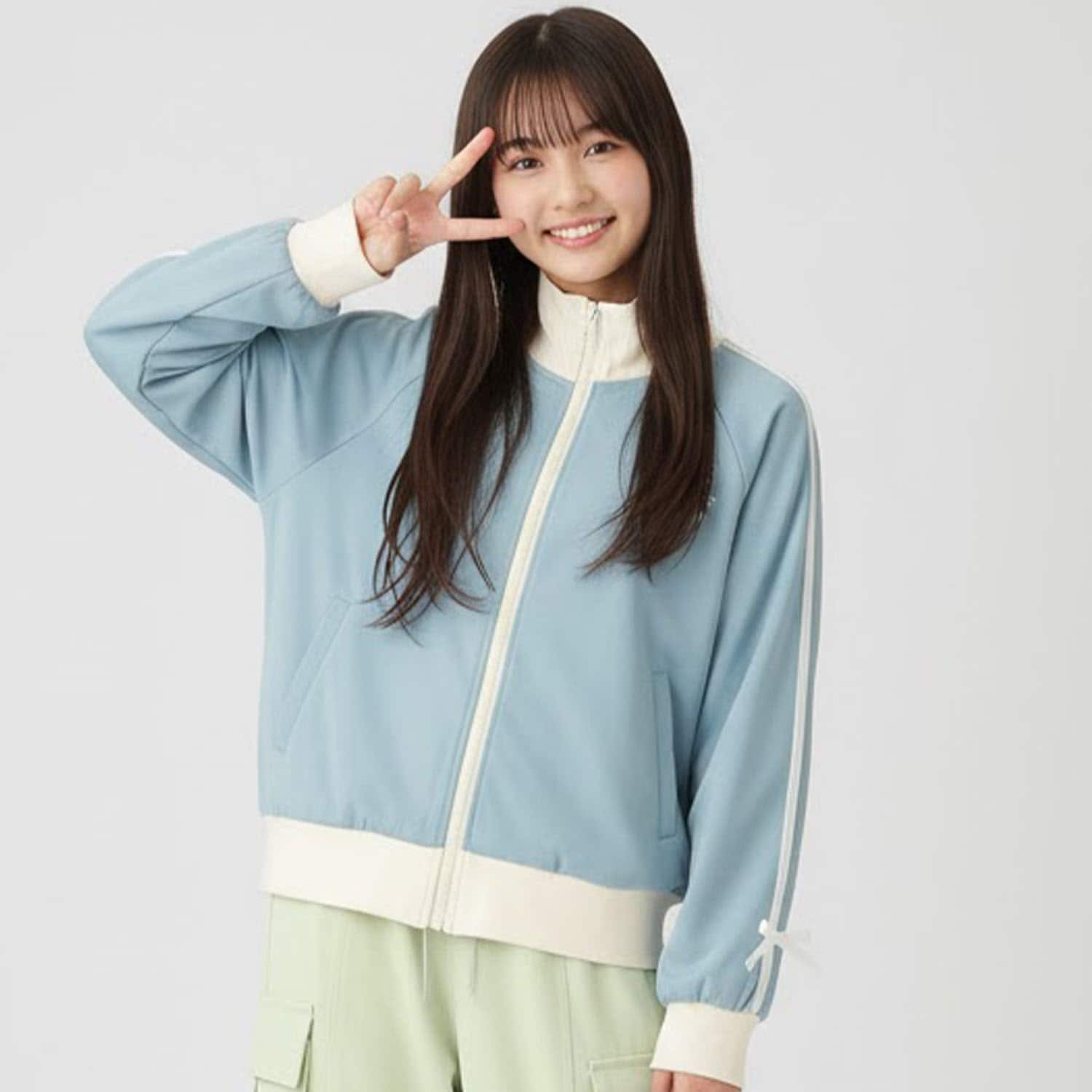 【milky coast】袖ライントラックジャケット