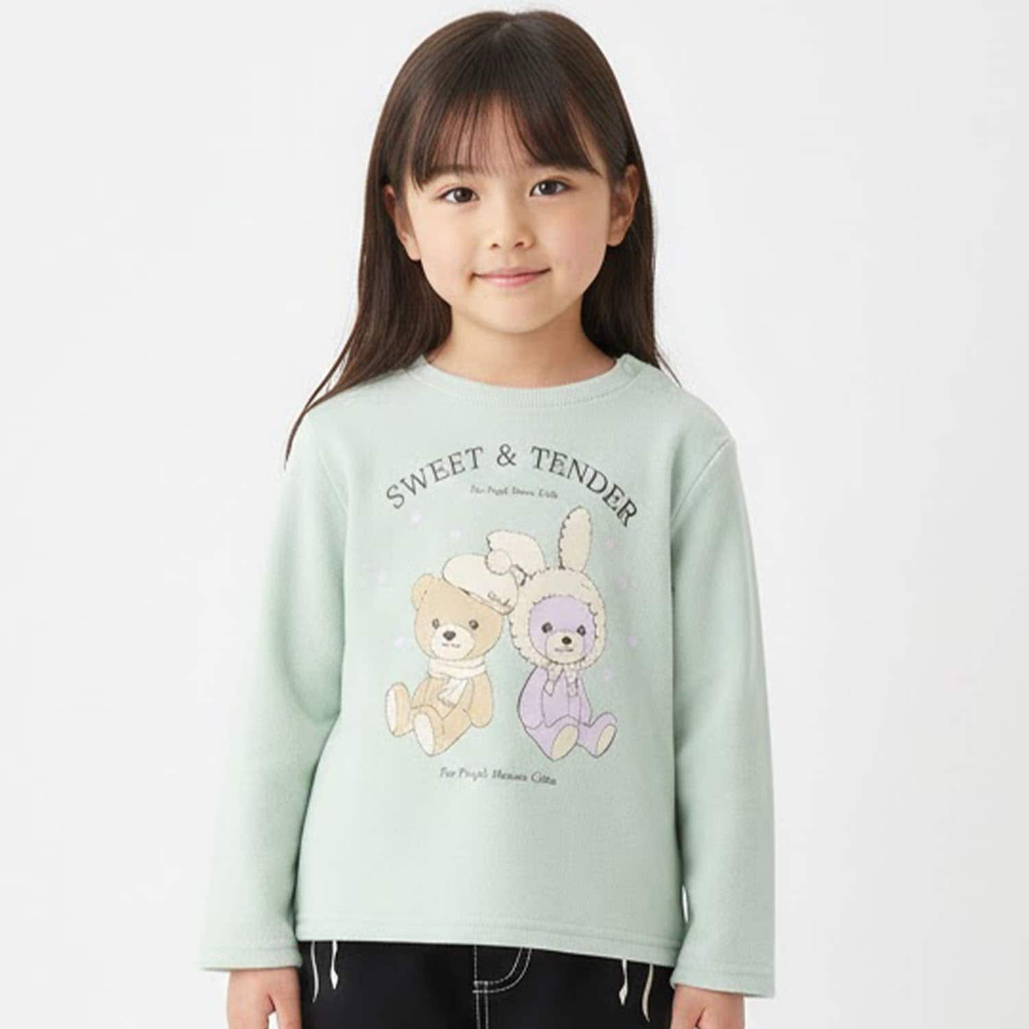 クマ&ウサギ裏毛プルオーバー