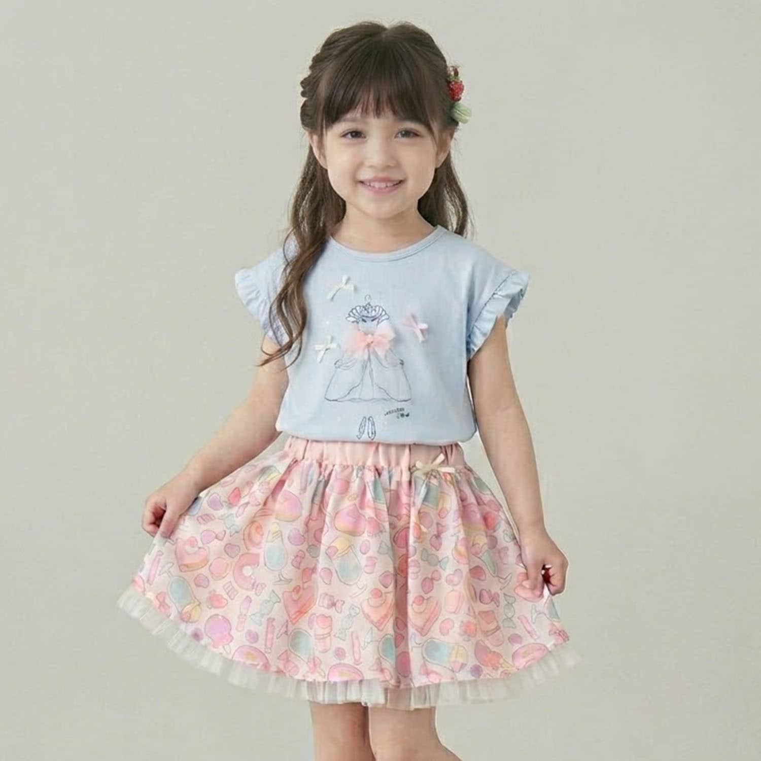 オリジナルプリントシフォンスカート