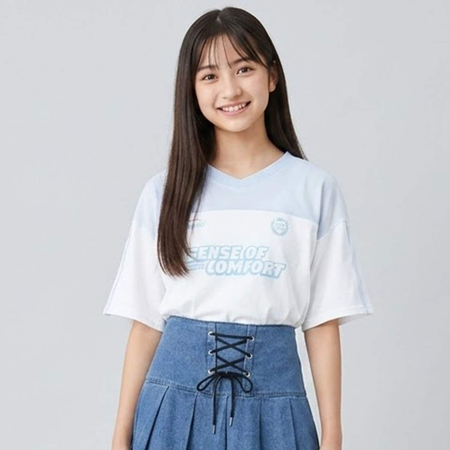 【milky coast】メッシュTシャツ×タンク