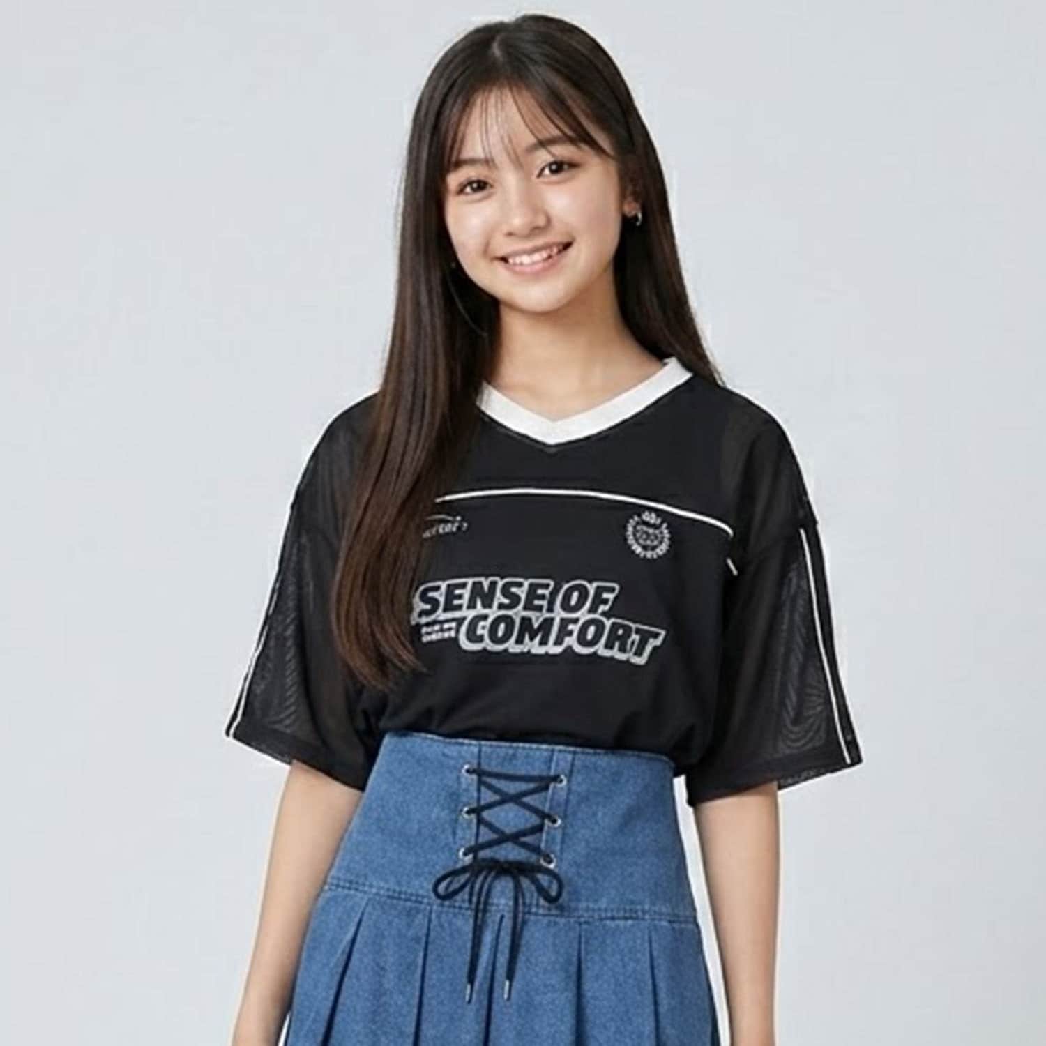 【milky coast】メッシュTシャツ×タンク