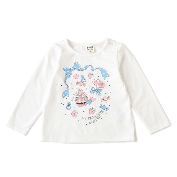 リボンスイーツプリントTシャツ