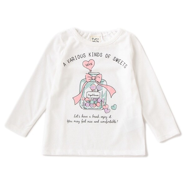 お菓子瓶プリントTシャツ