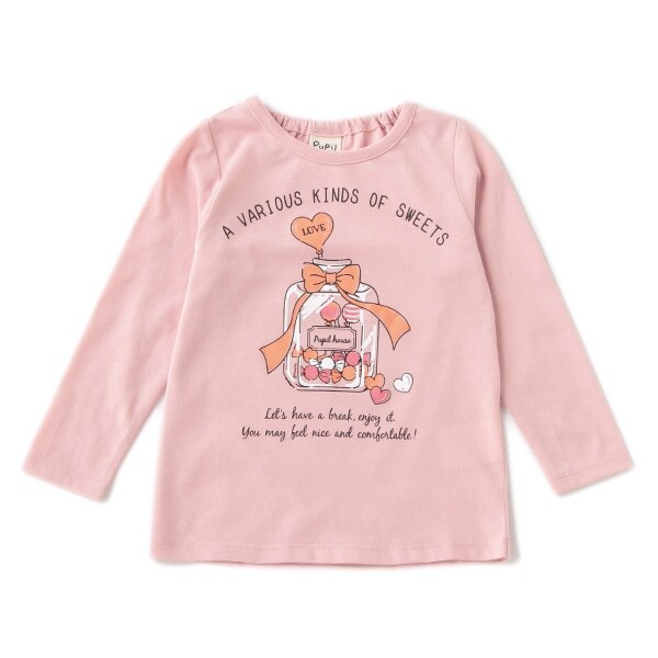 お菓子瓶プリントTシャツ