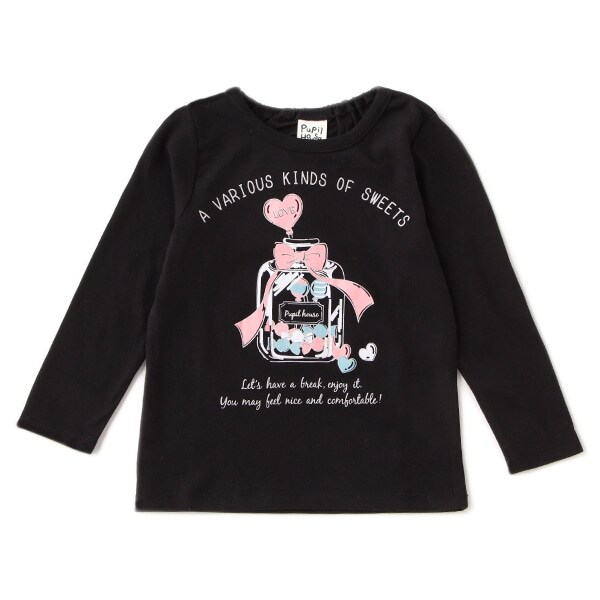 お菓子瓶プリントTシャツ