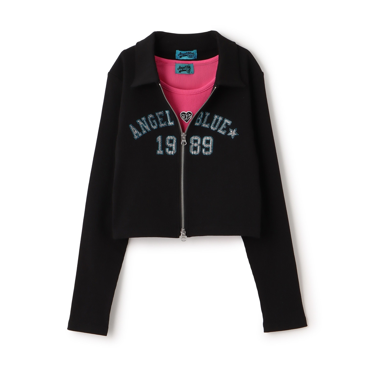 【エンジェルブルー】ダブルジッフカーデセット