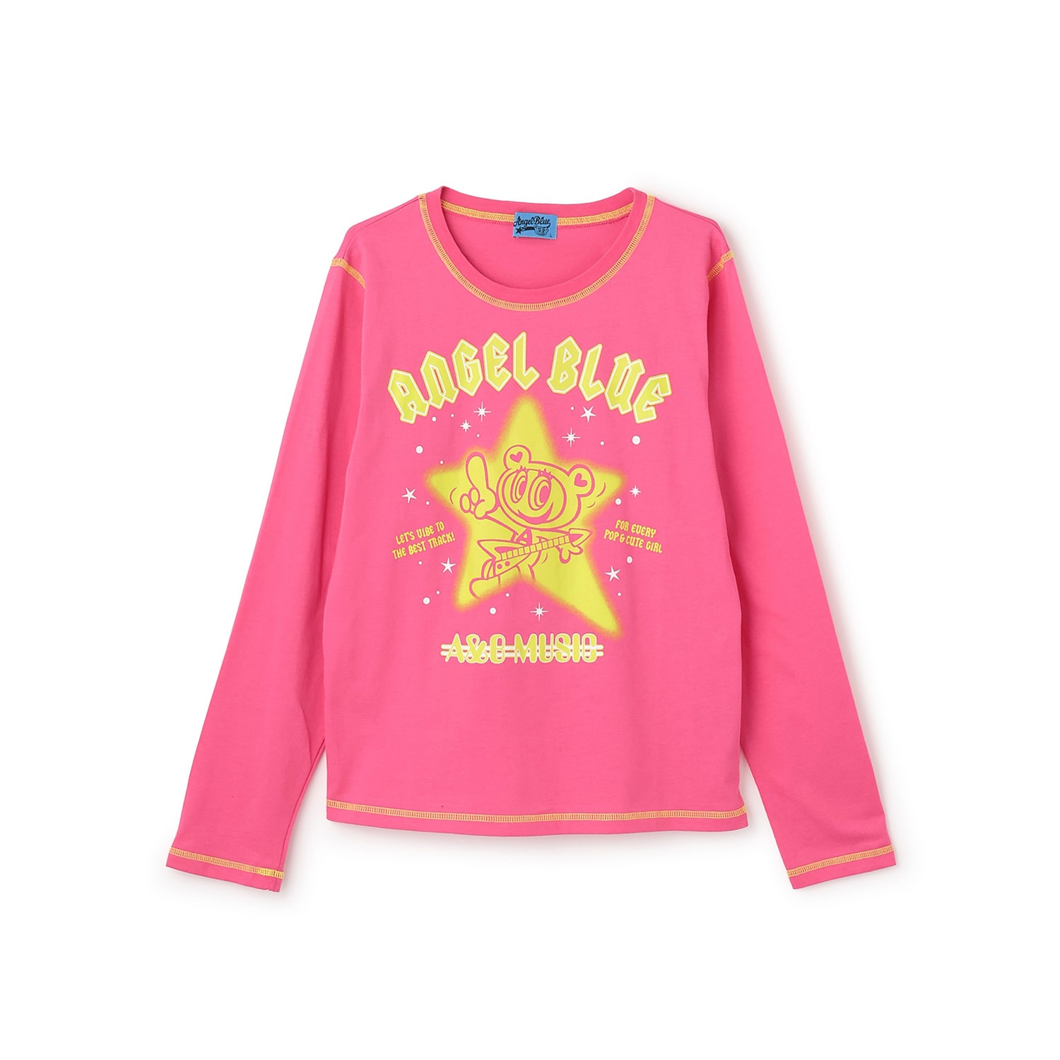 【エンジェルブルー】ナカムラくんロックプリントTシャツ
