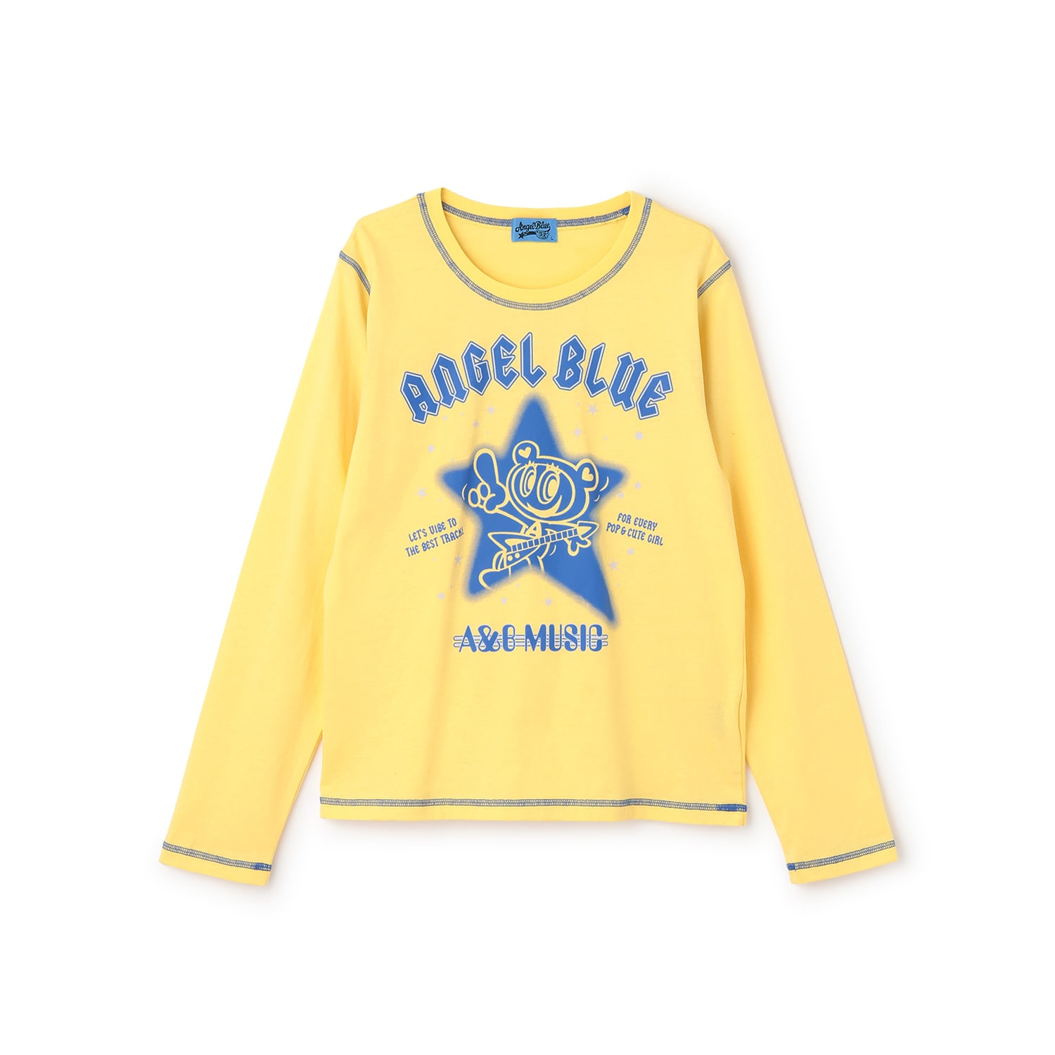 【エンジェルブルー】ナカムラくんロックプリントTシャツ