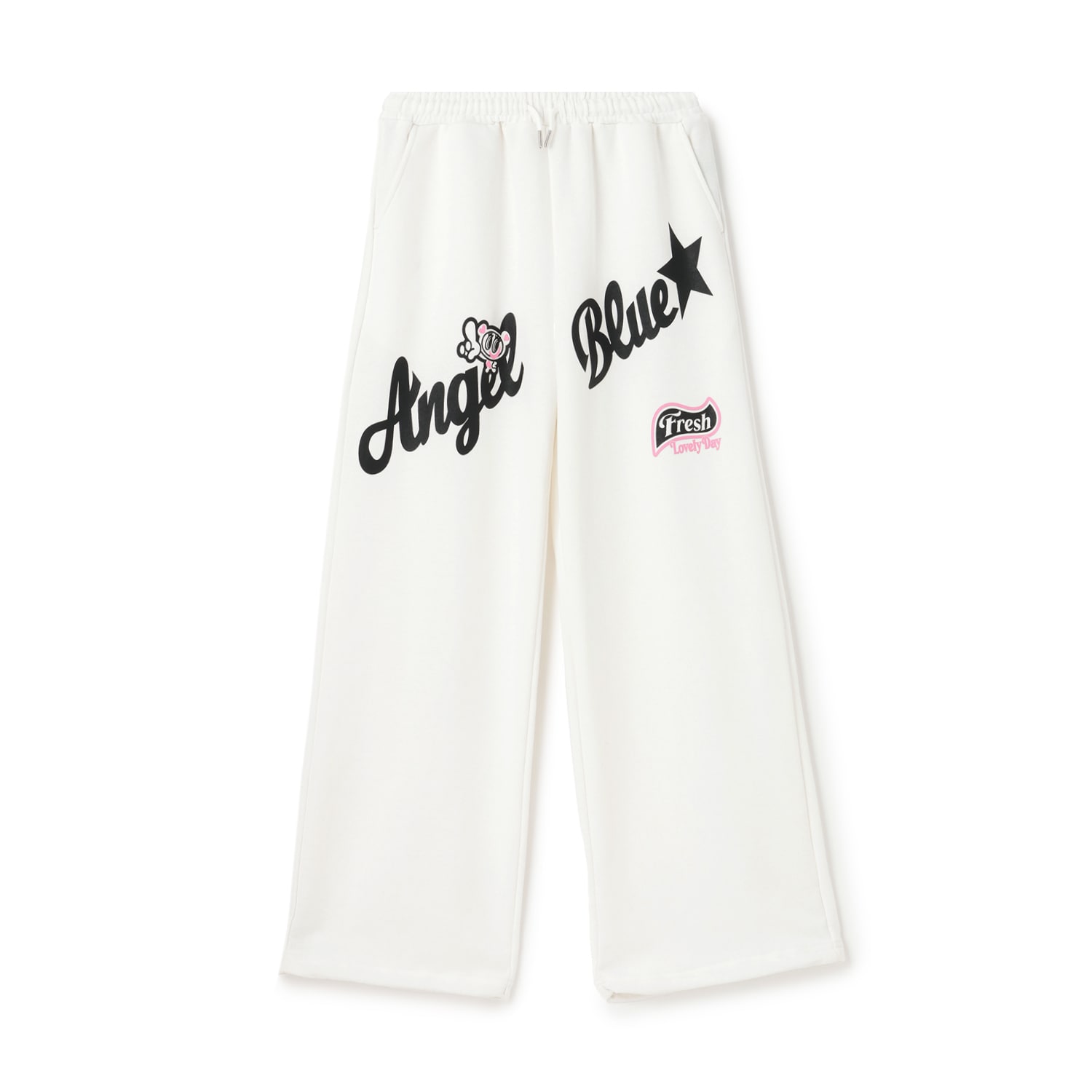 【エンジェルブルー】ビックロゴスェットパンツ