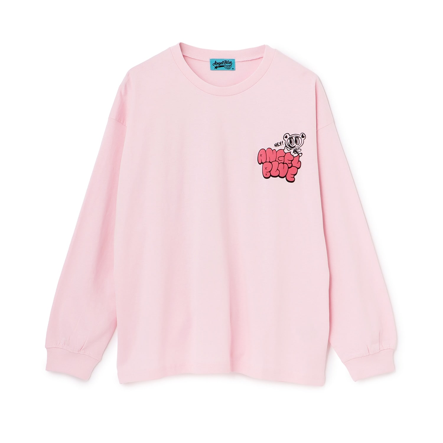 【エンジェルブルー】バックプリントルーズT