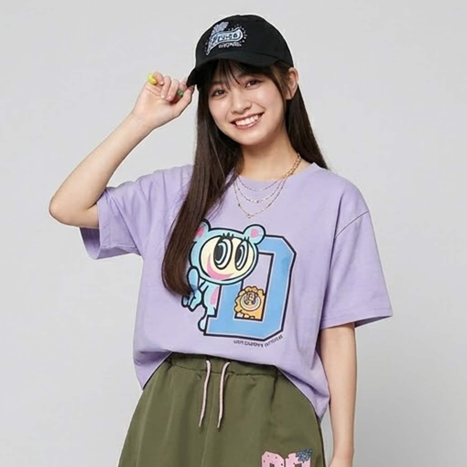 【エンジェルブルー】レタードTシャツ