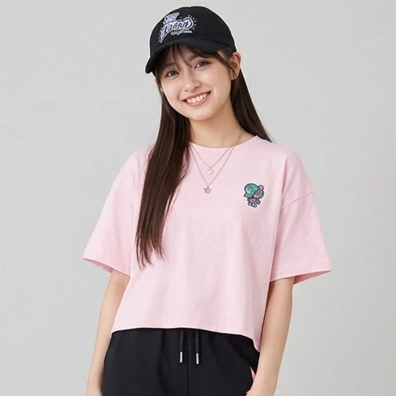 【エンジェルブルー】ナカムラワンポイントTシャツ