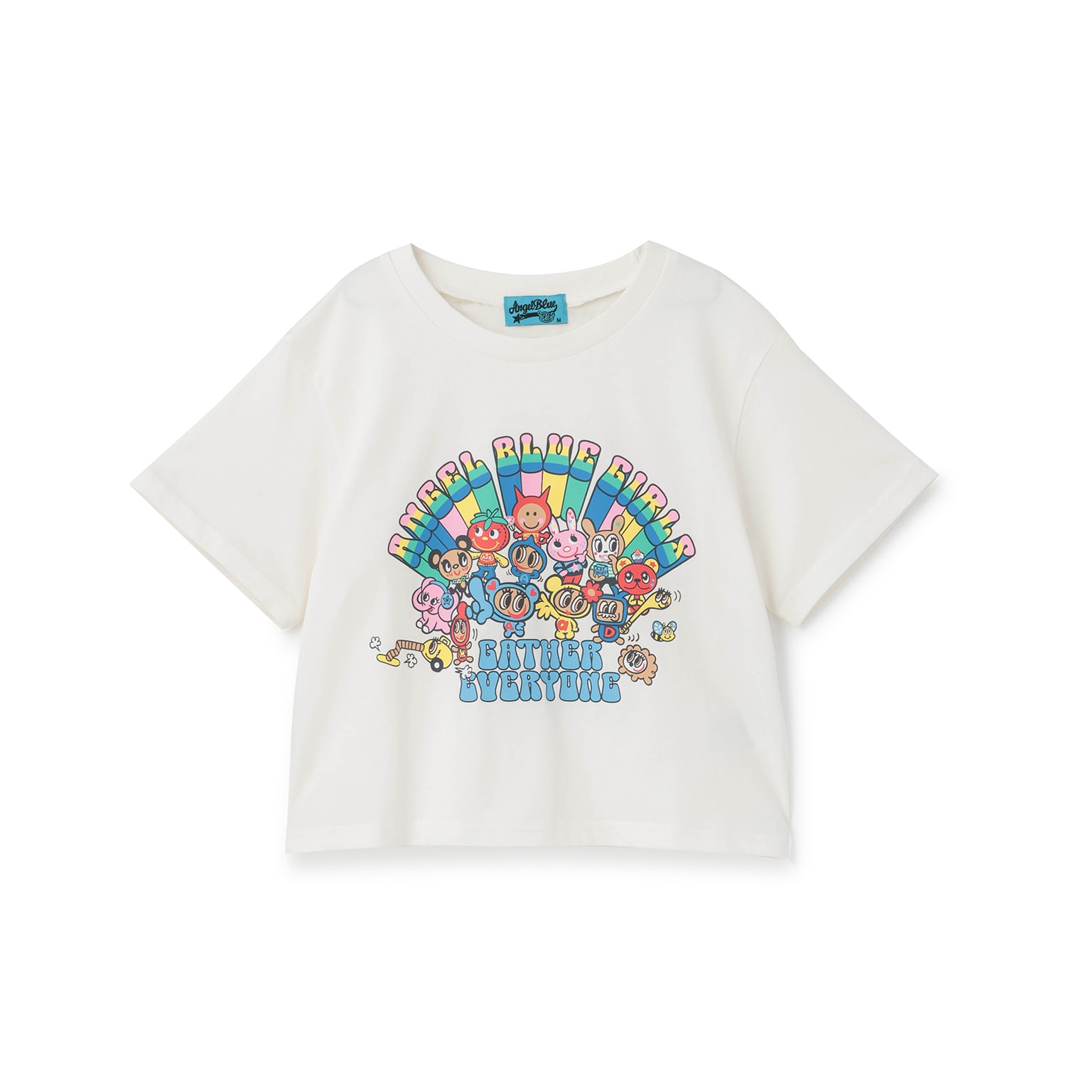 【エンジェルブルー】レインボーオールスターTシャツ