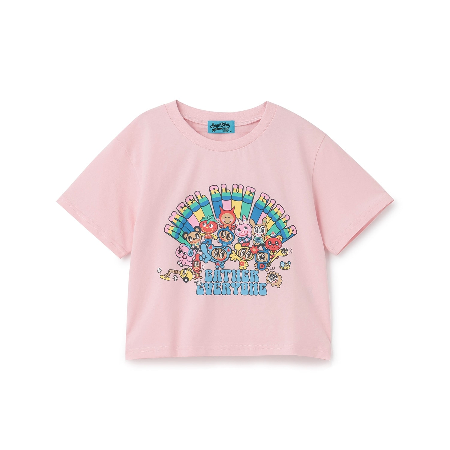 【エンジェルブルー】レインボーオールスターTシャツ