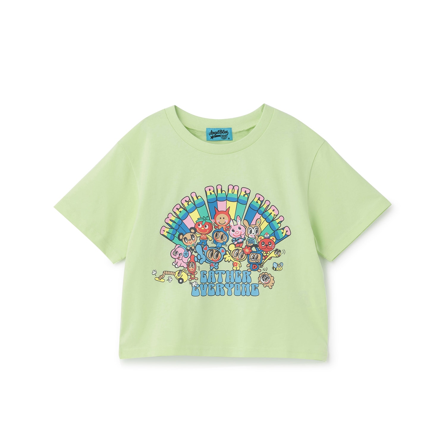 【エンジェルブルー】レインボーオールスターTシャツ