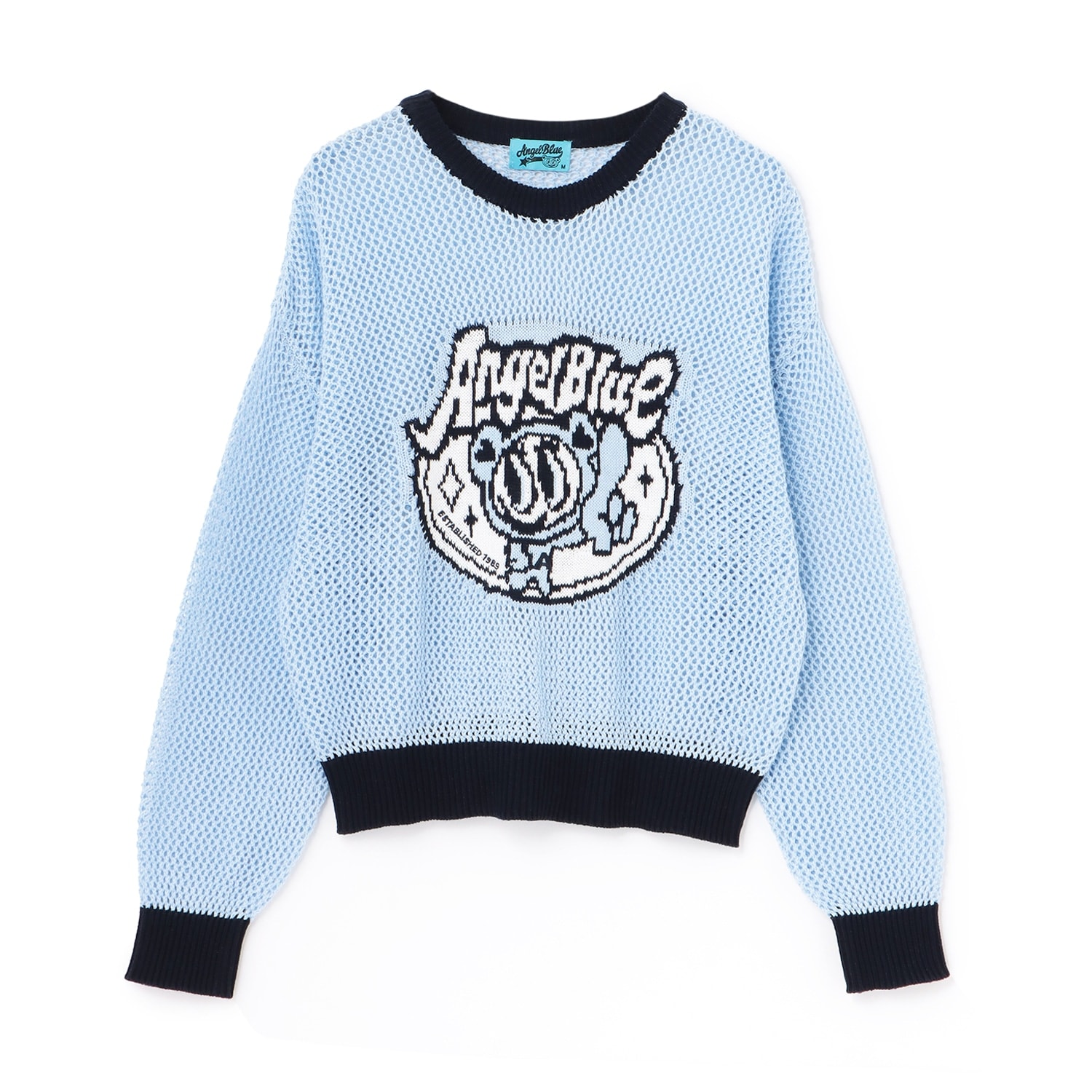 【エンジェルブルー】ナカムラくんメッシュニット