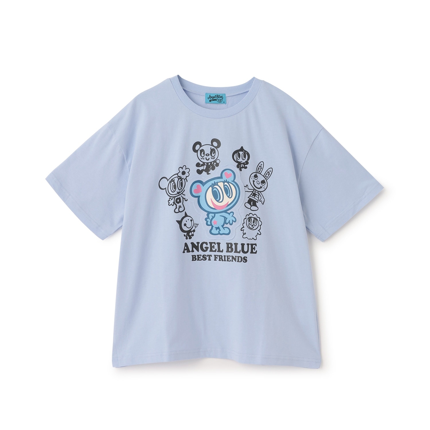 【エンジェルブルー】ナカムラくんリメイク風ルーズTシャツ