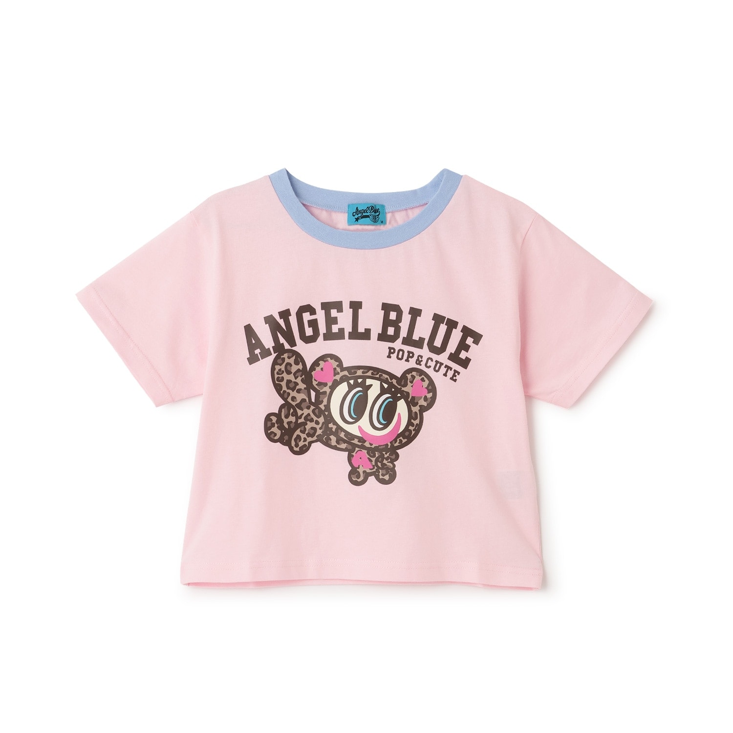 【エンジェルブルー】ナカムラくんリンガー半袖Tシャツ