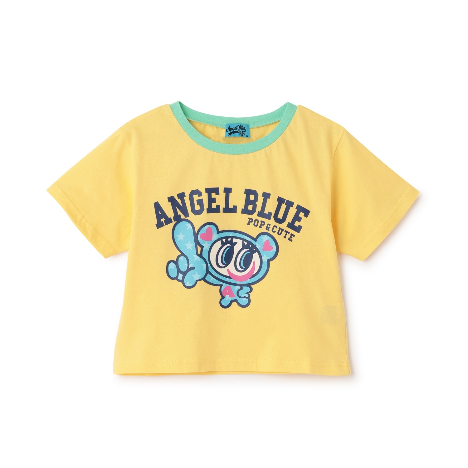 【エンジェルブルー】ナカムラくんリンガー半袖Tシャツ