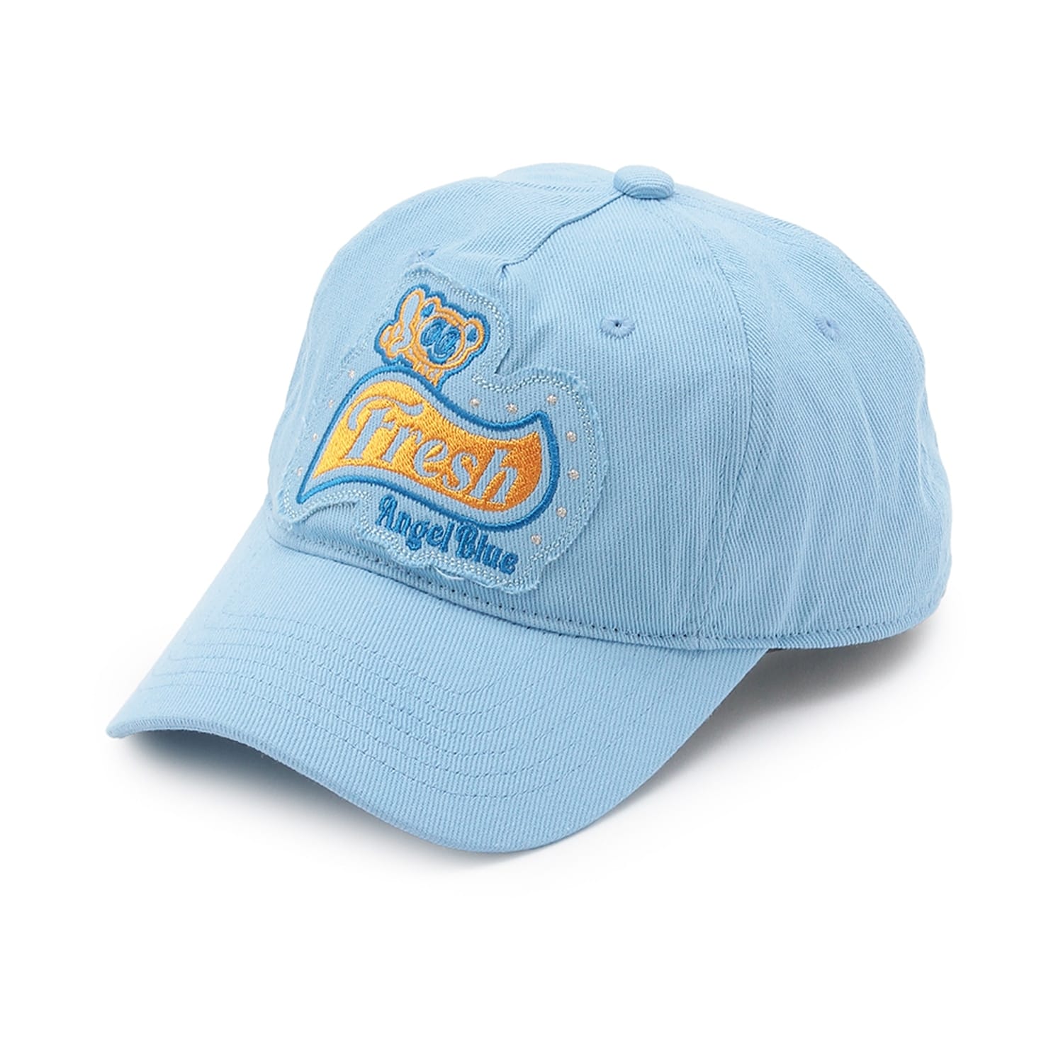 【エンジェルブルー】アップリケキャップ