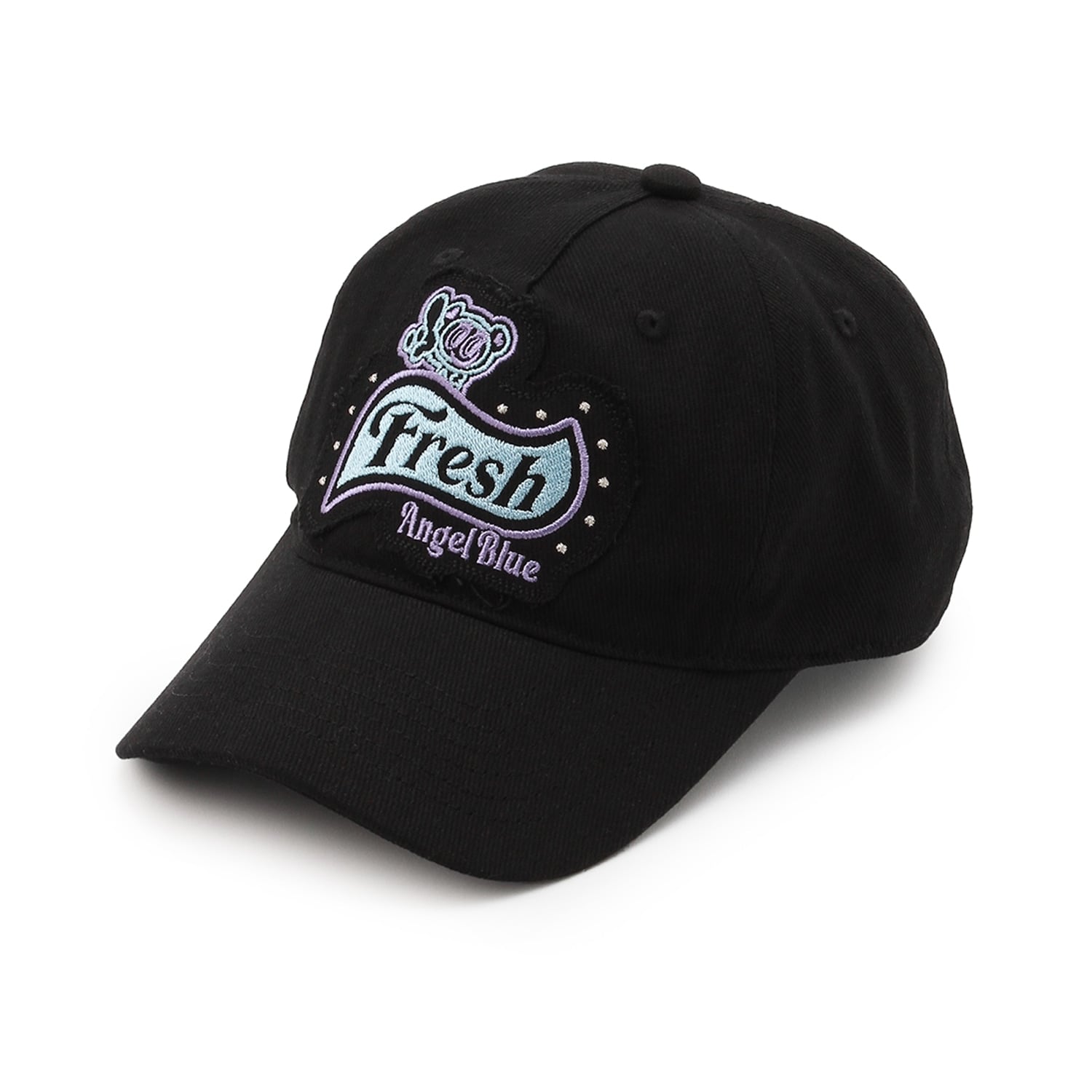 【エンジェルブルー】アップリケキャップ