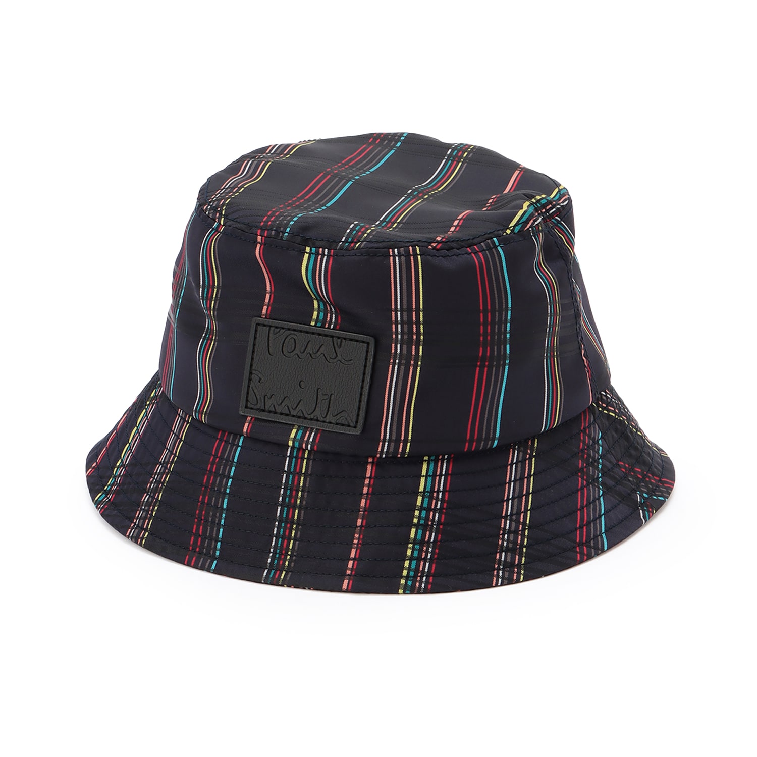 チェックジャカードバケットハット