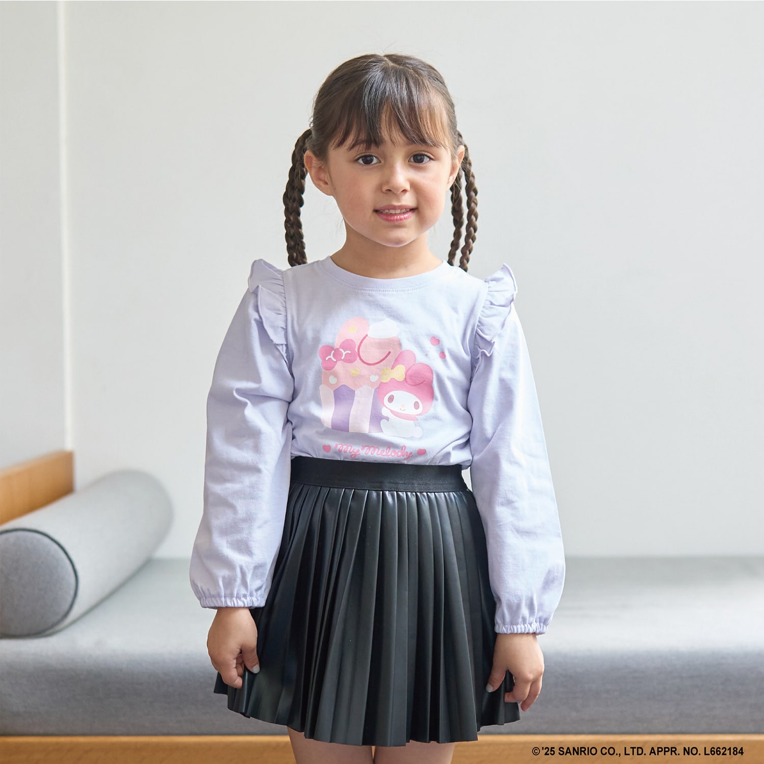 【予約商品】【サンリオキャラクターズ】【どちらが前でもOK】【ソフトコットン】Tシャツ