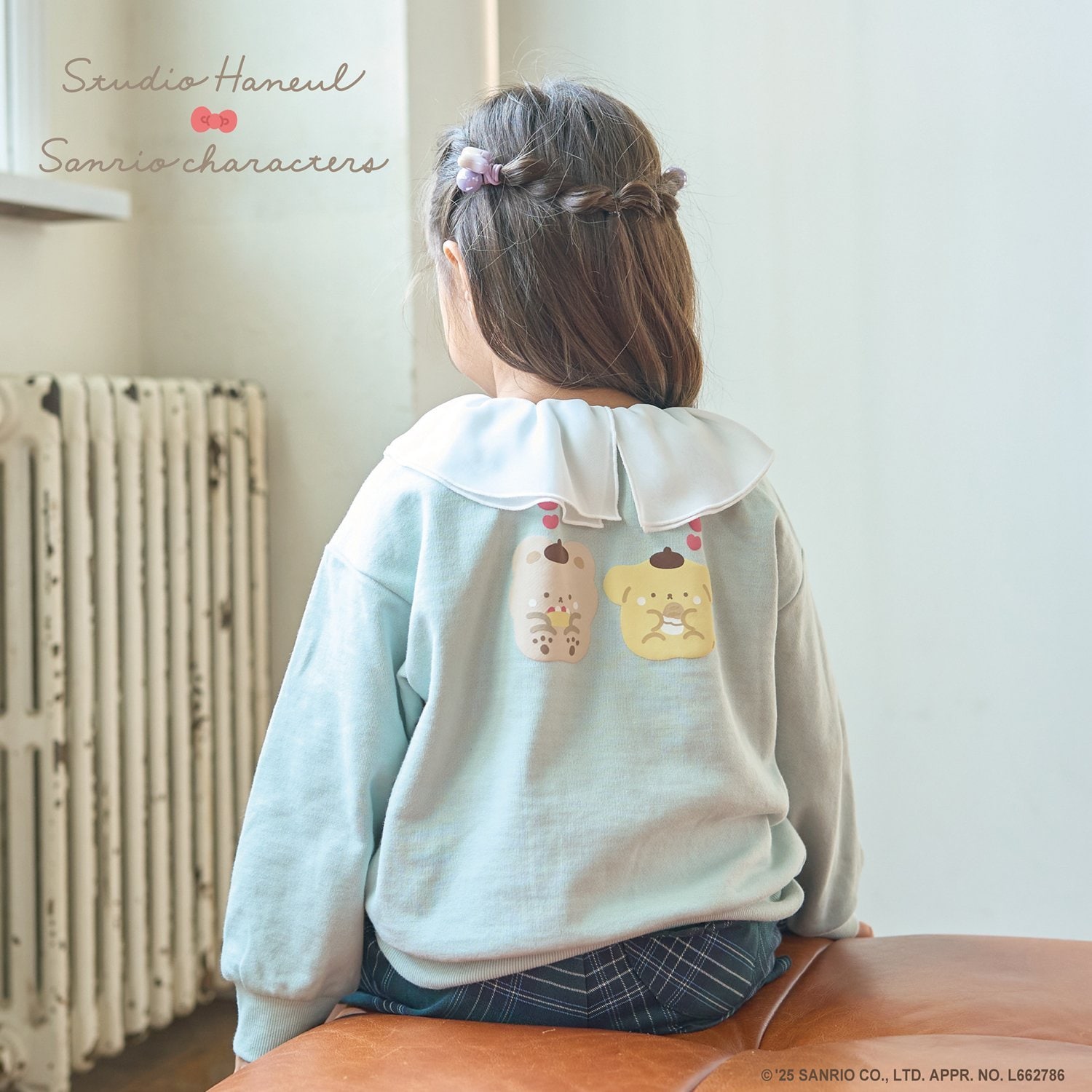 【スタジオハヌル×サンリオキャラクターズ】【どっちが前でもOK】アソート衿付きスウェット
