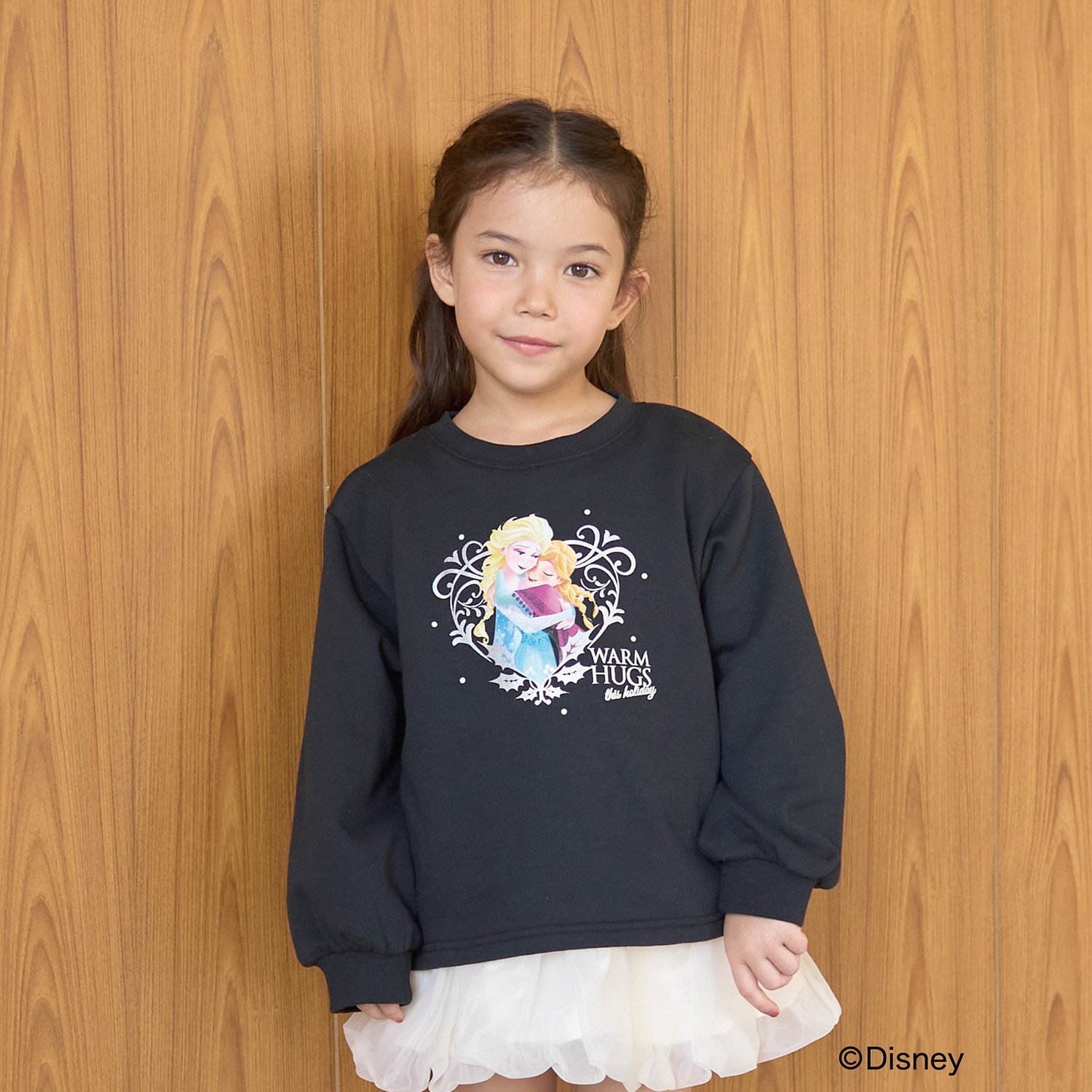 【Frozen】【毛玉バイバイ裏起毛】キラキララメ＆転写アソートプリントスウェット