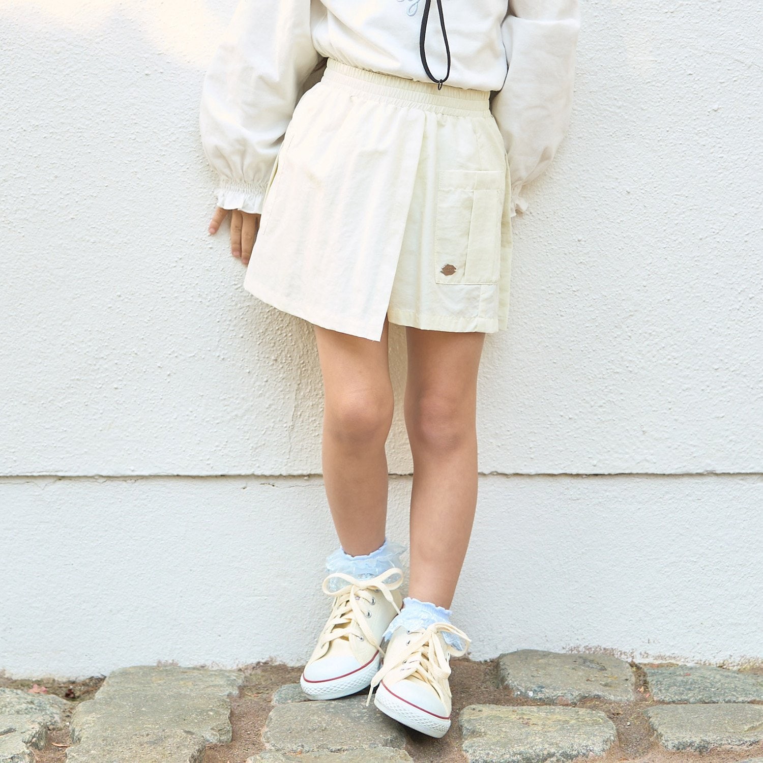 【スクール対応】【撥水・防汚・耐久・UV】ポケット付きラップパンツ