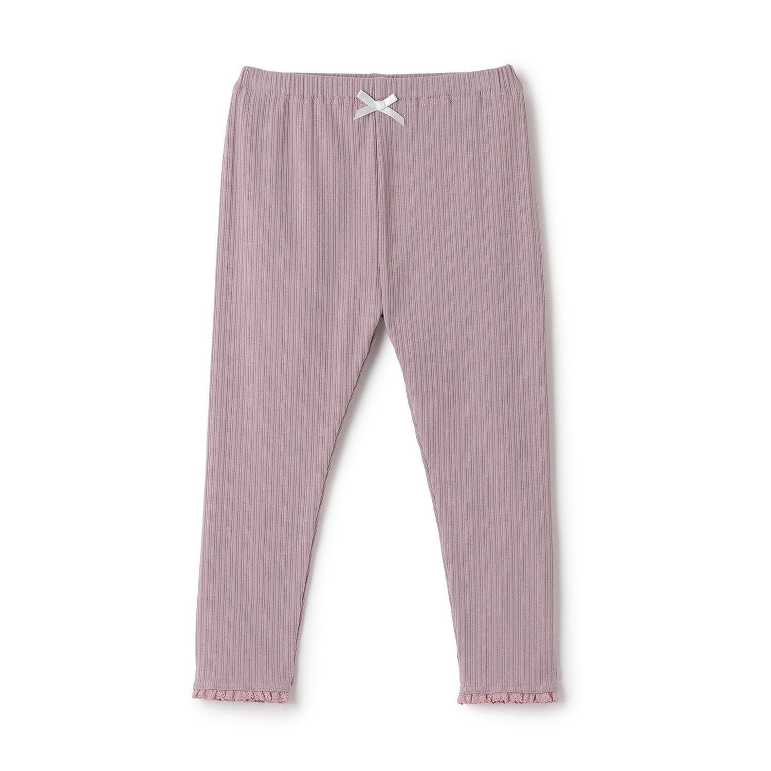 裾レースフリル9分丈レギンス