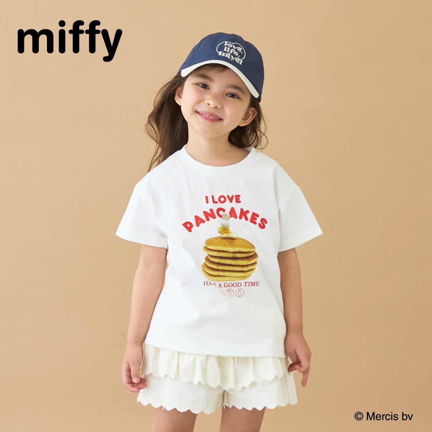 【綿100％】 【ミッフィー】【速乾・UV・型崩れしない】アソートTABEMONOプリントTシャツ